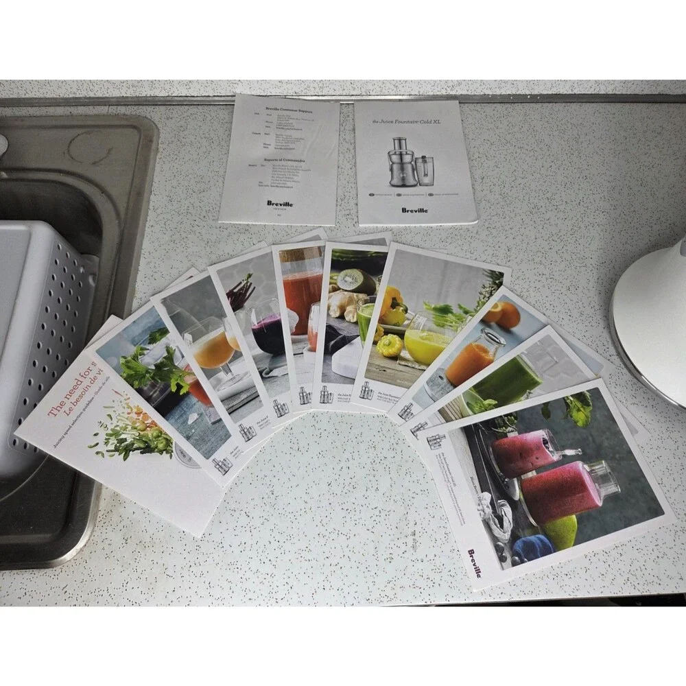 Breville The Juice Fountain Cold XL White BJE830SST 1200W Centrifugal Juicer